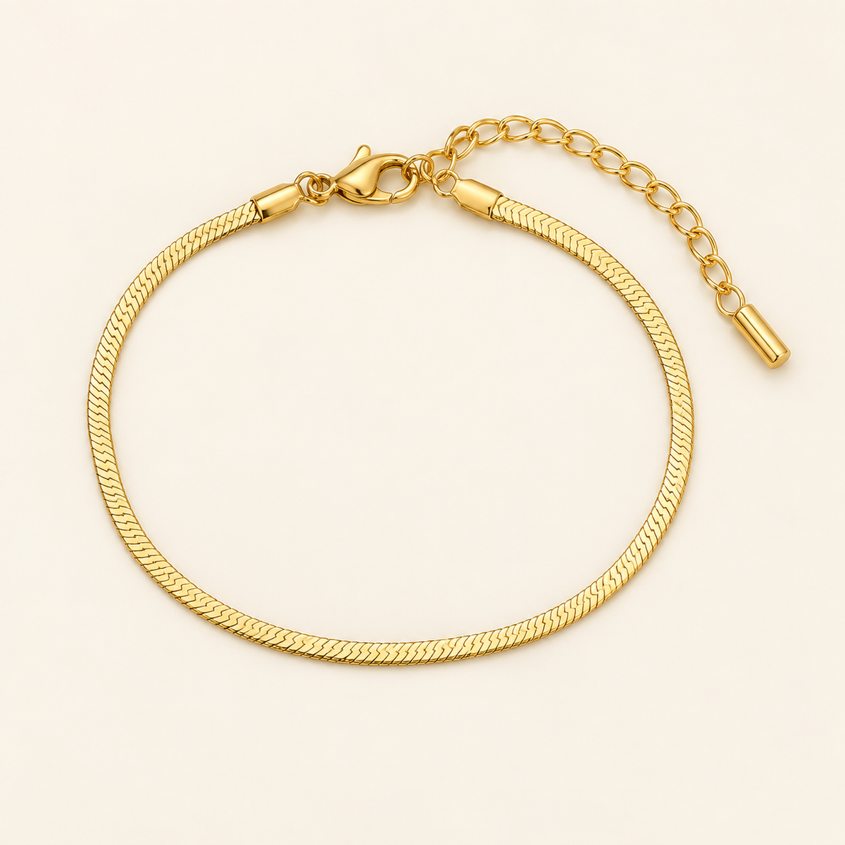 Satin Herringbone Bracelet — product view