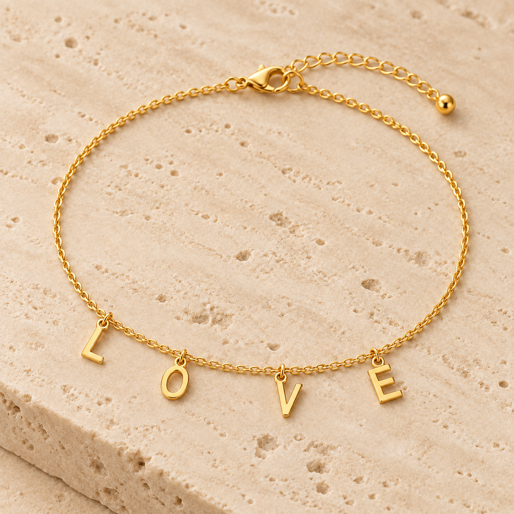 Amour Letter Anklet — alternate angle