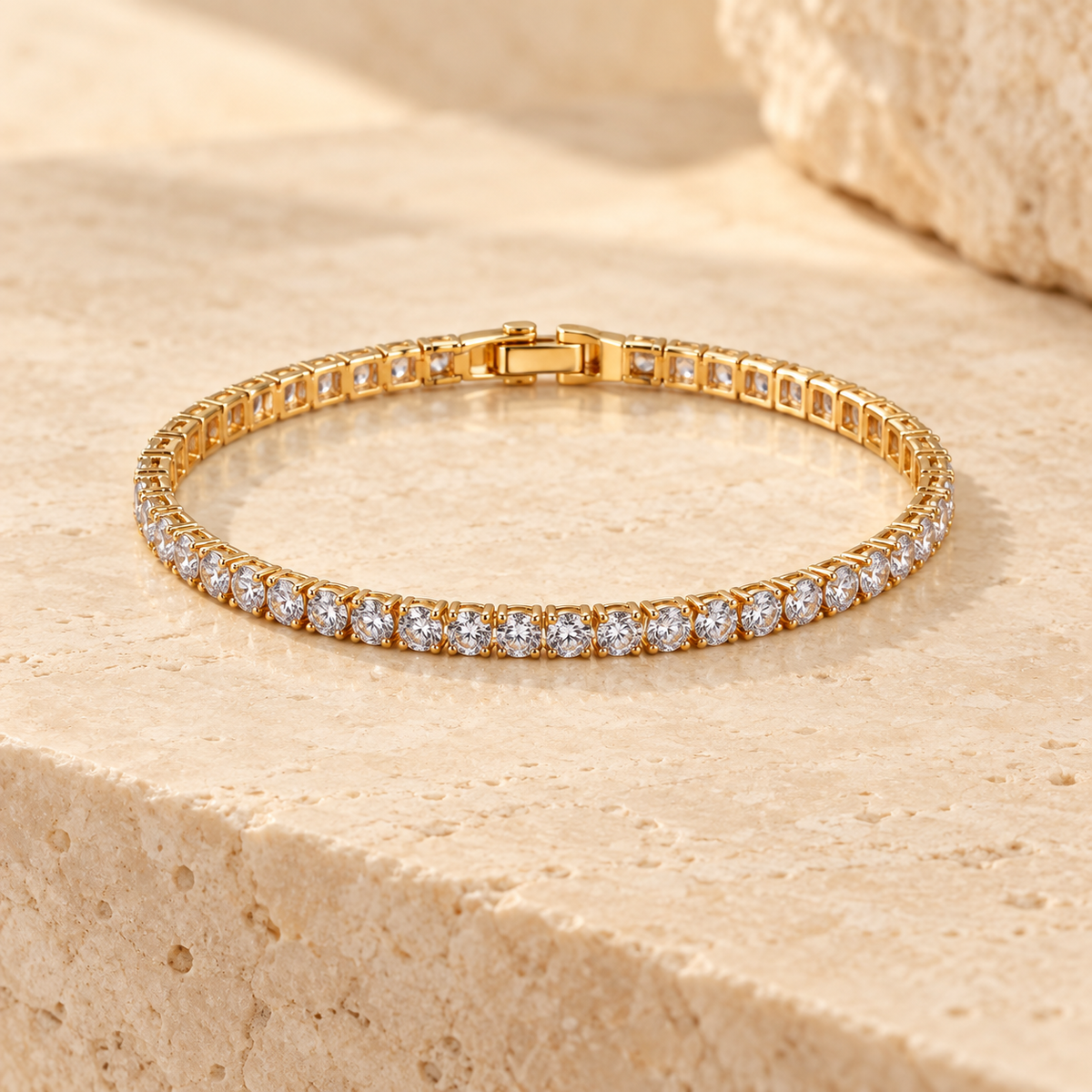 Lustre Tennis Bracelet — alternate angle