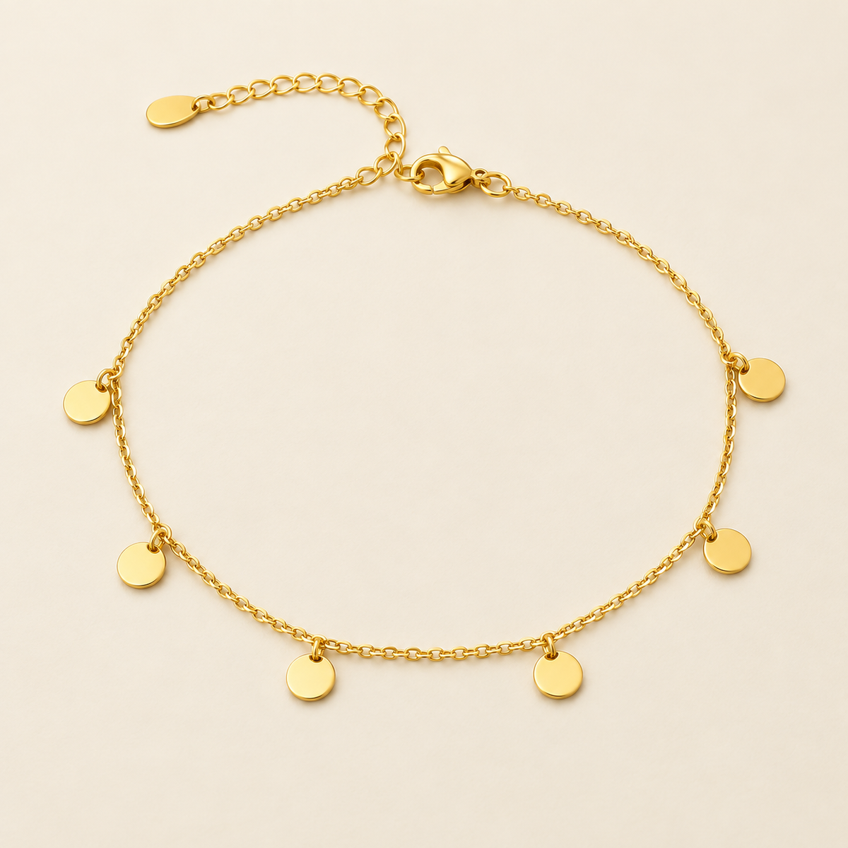 Sola Disc Anklet — product view