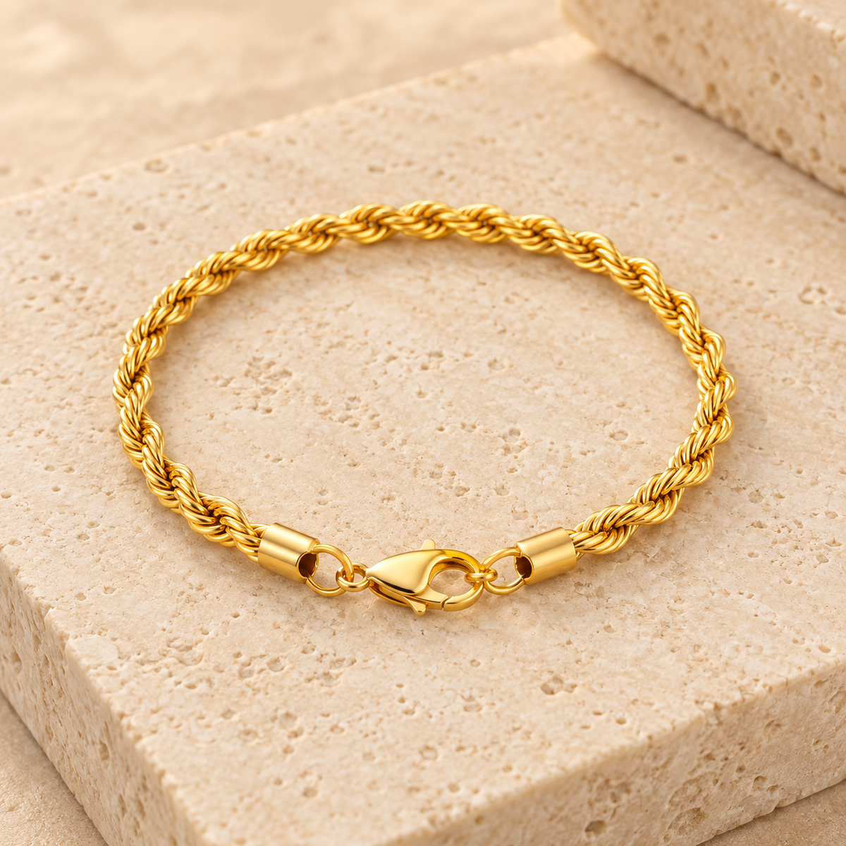 Aurea Rope Bracelet — alternate angle