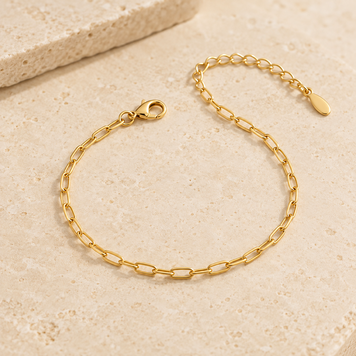 Linea Paperclip Bracelet — alternate angle